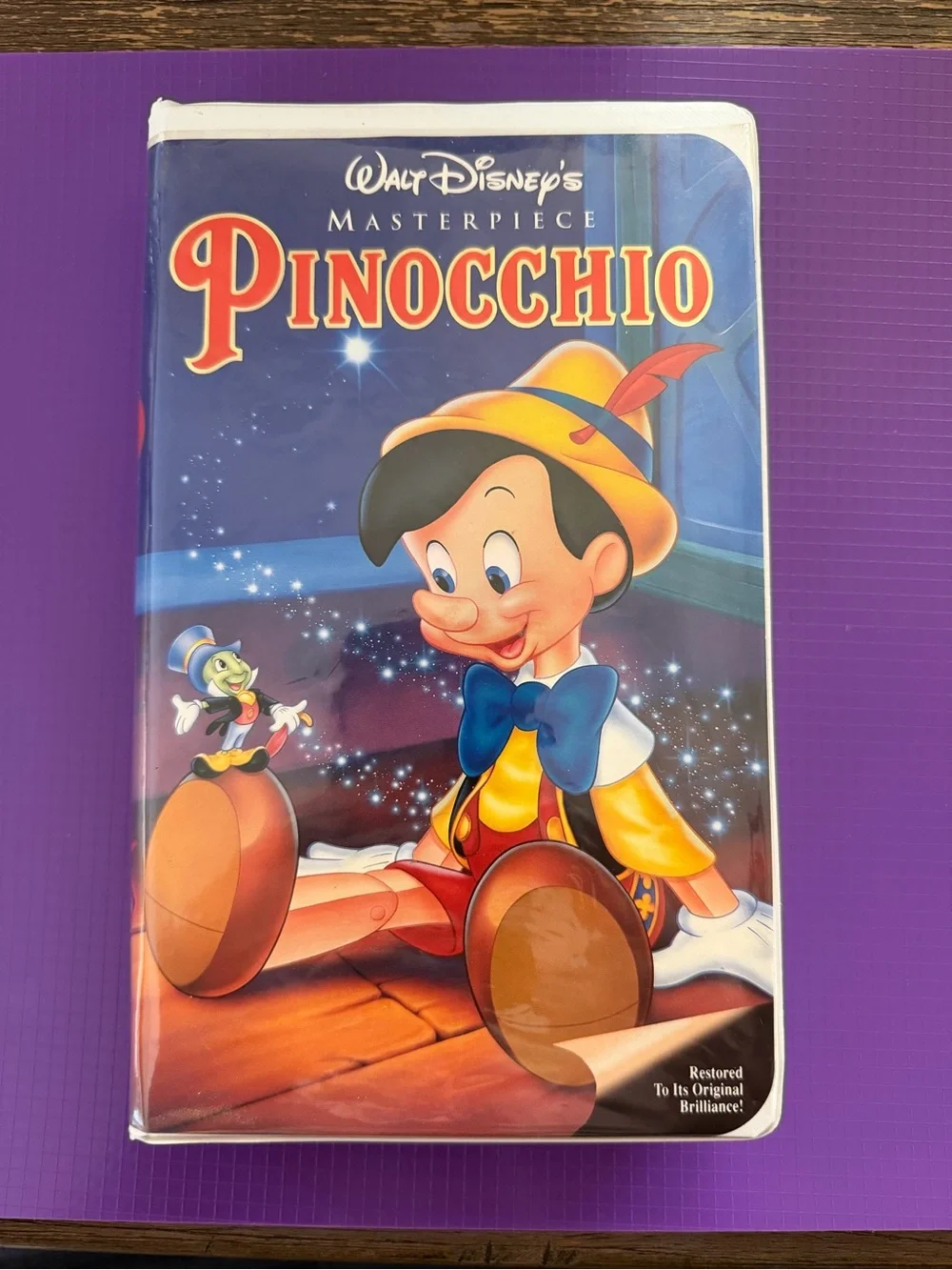 Vintage Disney VHS Pin Board — Pinocchio